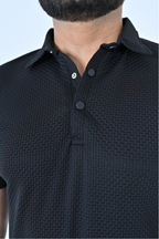 Textured Polo T-Shirt