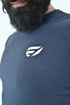 Sprint Line Performance T-Shirt - Navy Blue