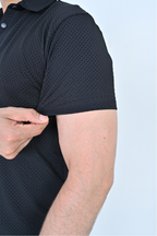 Textured Polo T-Shirt